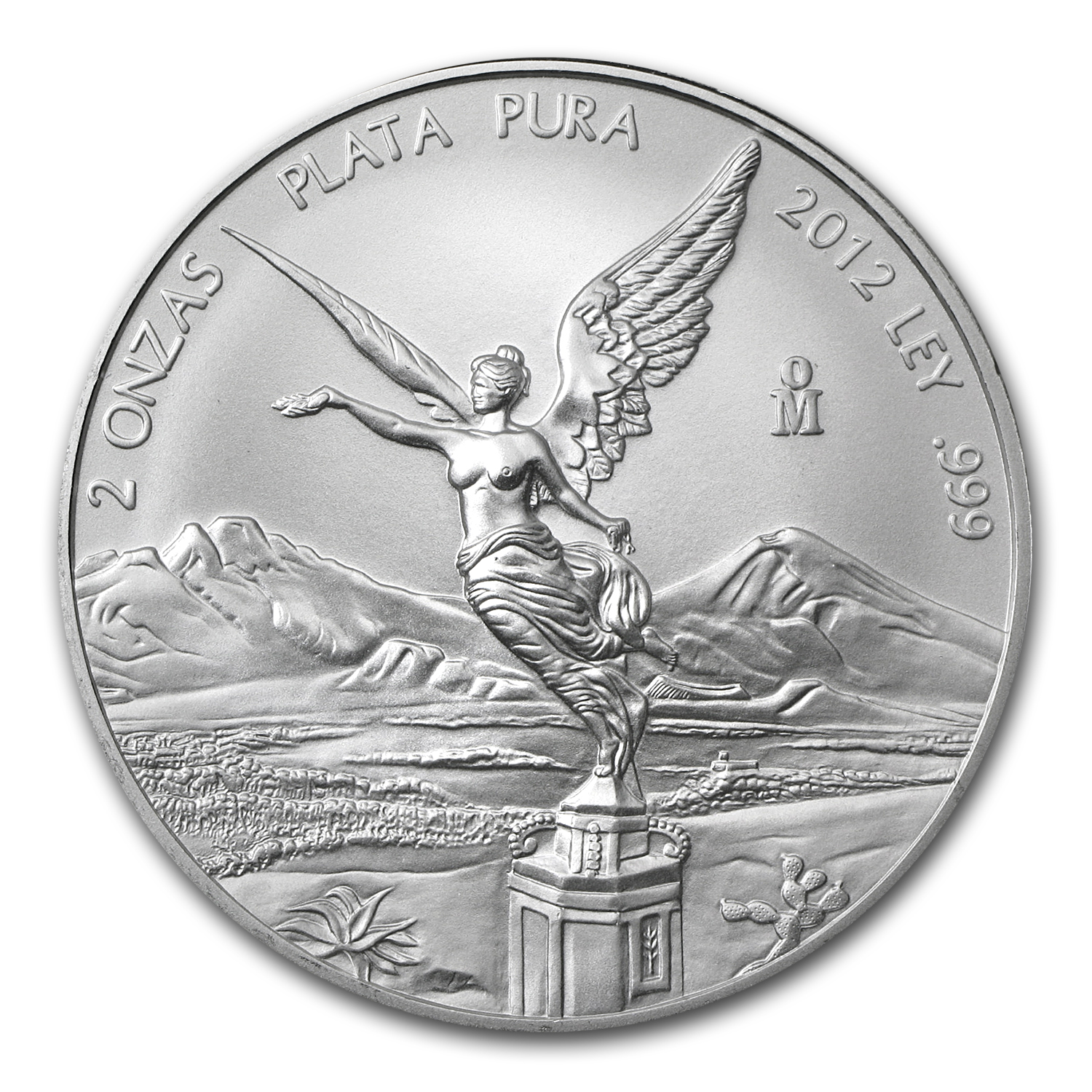 MEXICO 2012 2 oz Silver Coin LIBERTAD